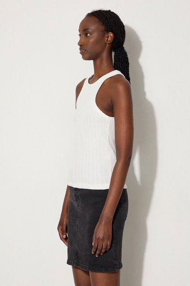 Majica brez rokavov Samsoe Samsoe Samsoe Samsoe SAHELENE Fitted Ribbed Tank Top Bela | F24200135, 3