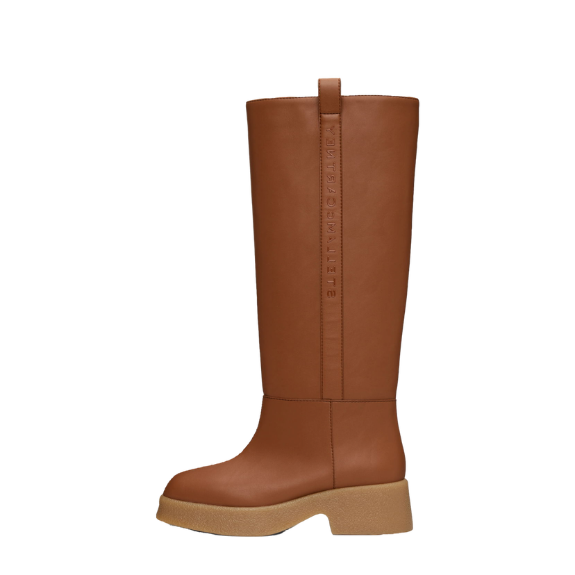 Superge in čevlji Stella McCartney Skyla Knee-High Boots Rjava | 810132AP00M0