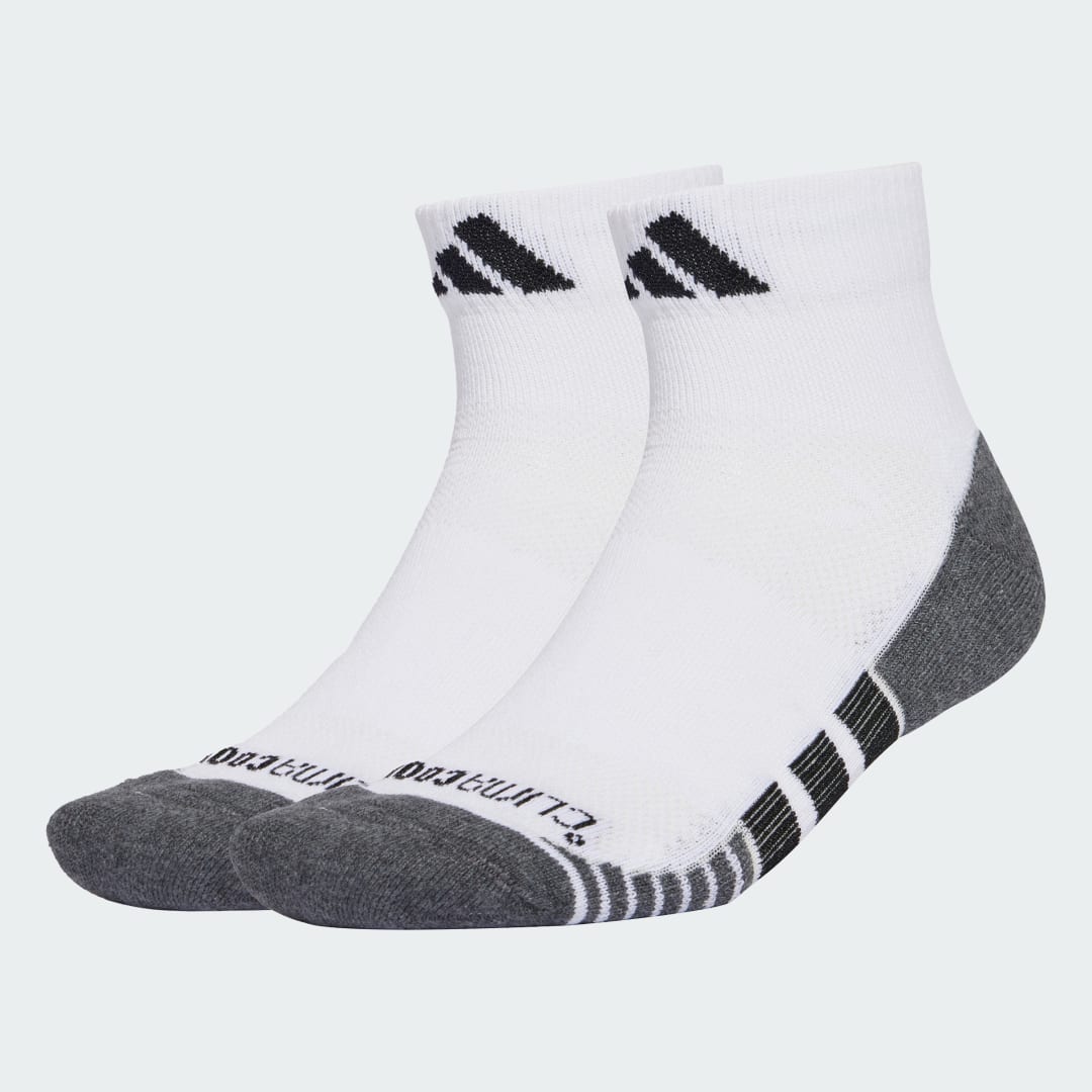 Nogavice adidas Performance Performance Cushioned Quarter Socks 3 Pairs Bela | JD9574, 1