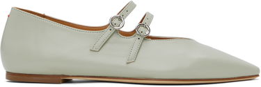 Nega čevljev Aeyde Aeyde Franny Double Buckle Ballerina Flats Zelena | A11-FL-VALS08FL148-SS25-1017-007, 0