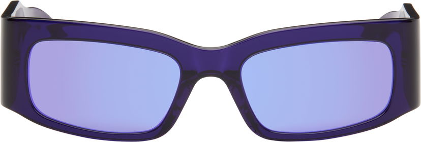 Sončna očala Balenciaga Paper Oversized Sunglasses Lila | BB0328S-005