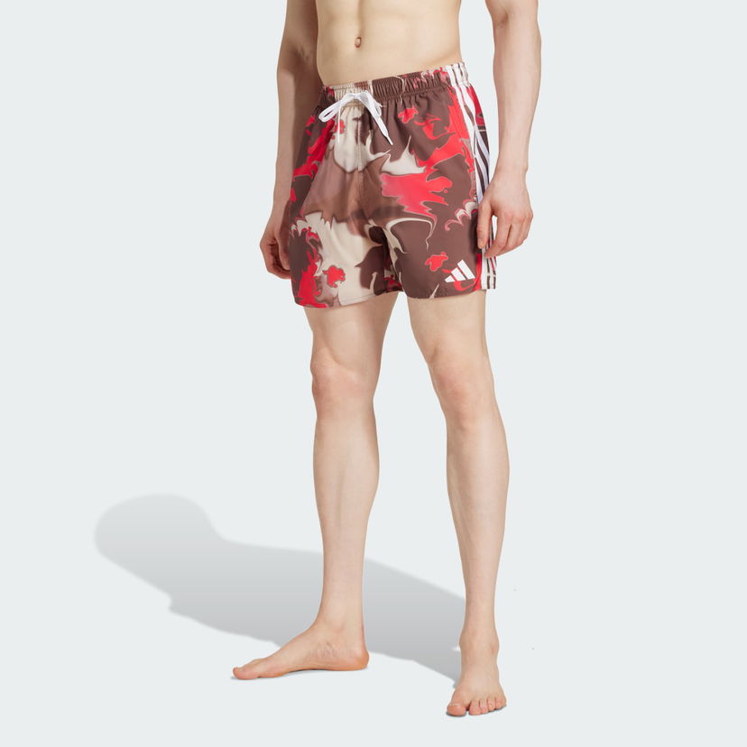 Kopalke adidas Performance 5-Inch Tie-Dye Swim Shorts Rdeča | JF6092