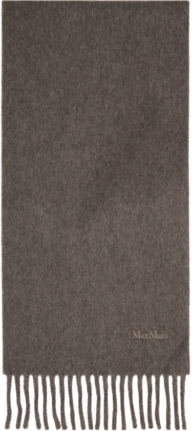 Šala Max Mara Scilli Fringed Scarf Mornarica | 2524546052600, 2