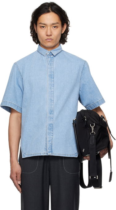 Srajce ADER ERROR ADER error Half Sleeve Shirt Modra | BO01SSSH0202LB, 0