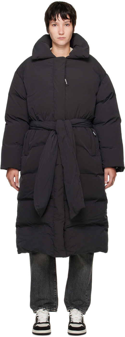 Puhovka AXEL ARIGATO Long Down Coat With Removable Hood Črna | A0531003