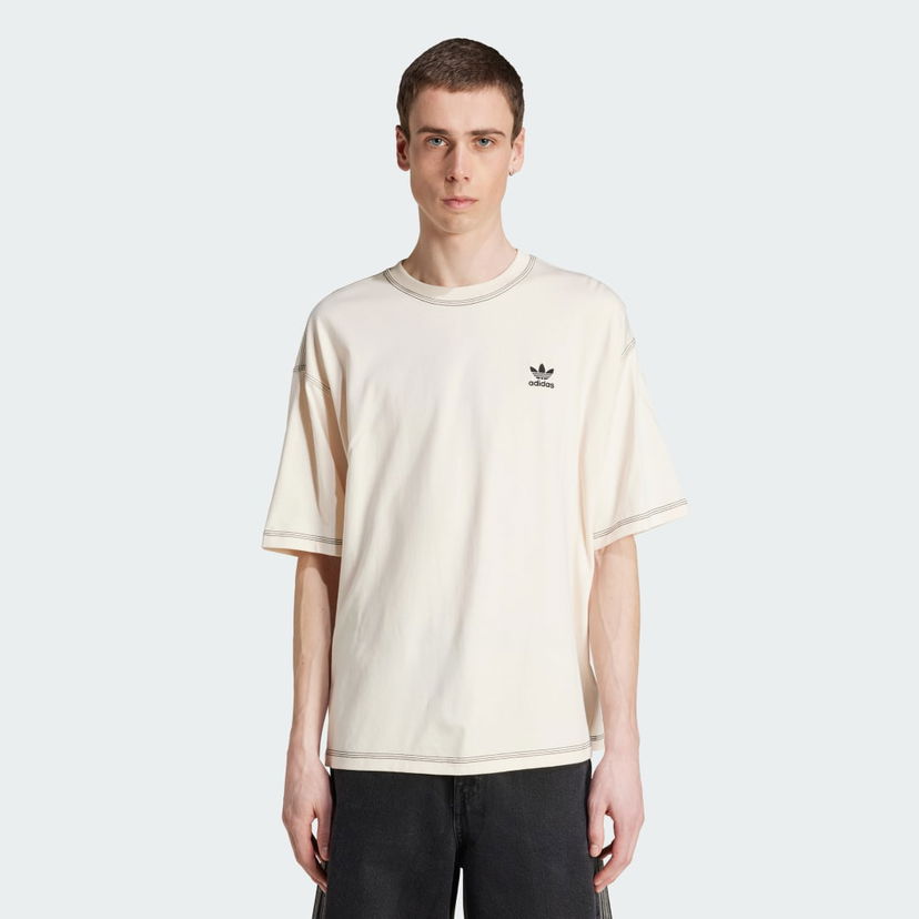 Majica adidas Performance Trefoil Essentials T-Shirt Bež | JW0970