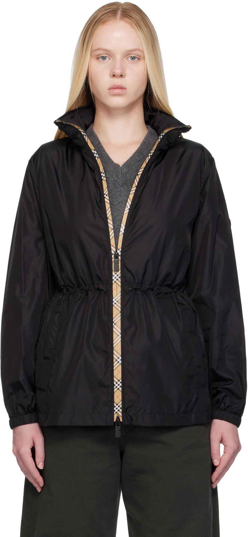 Vetrovka Burberry Burberry Blackpool Jacket Črna | 8113815