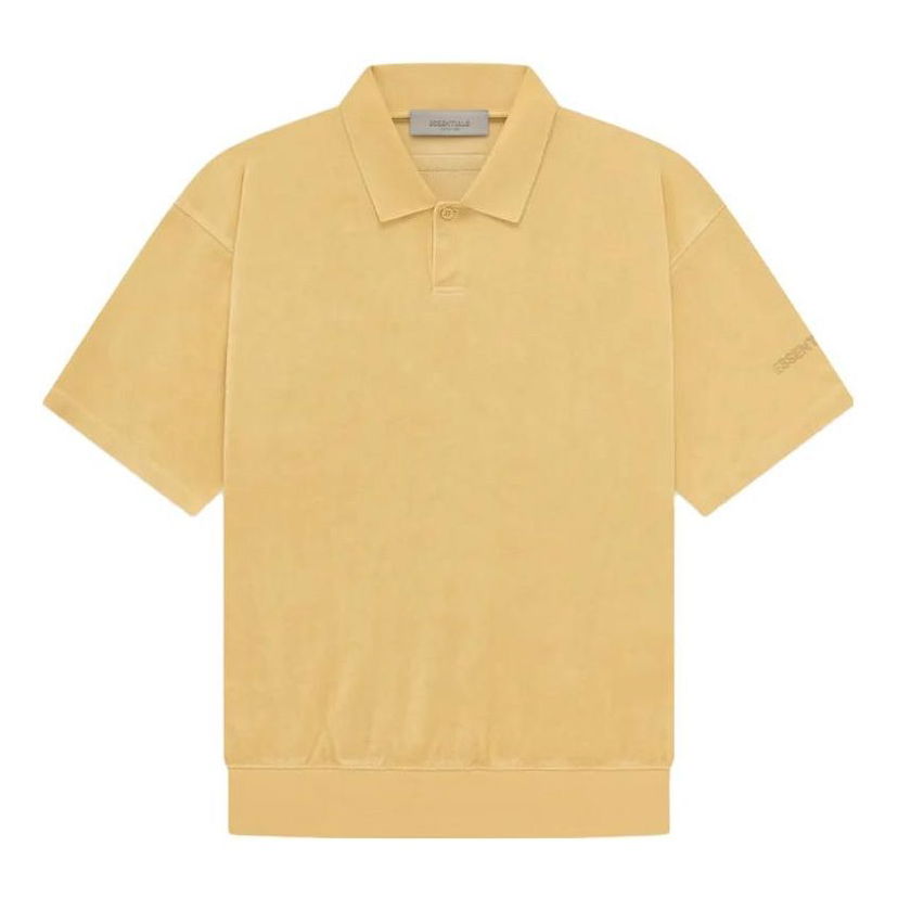 Polo majica Fear of God Essentials Polo Shirt Rumena | 125BT224052F