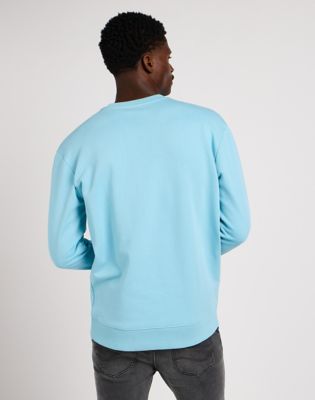 Pulover Lee Sweatshirt Preppy Blue Modra | 112349357
