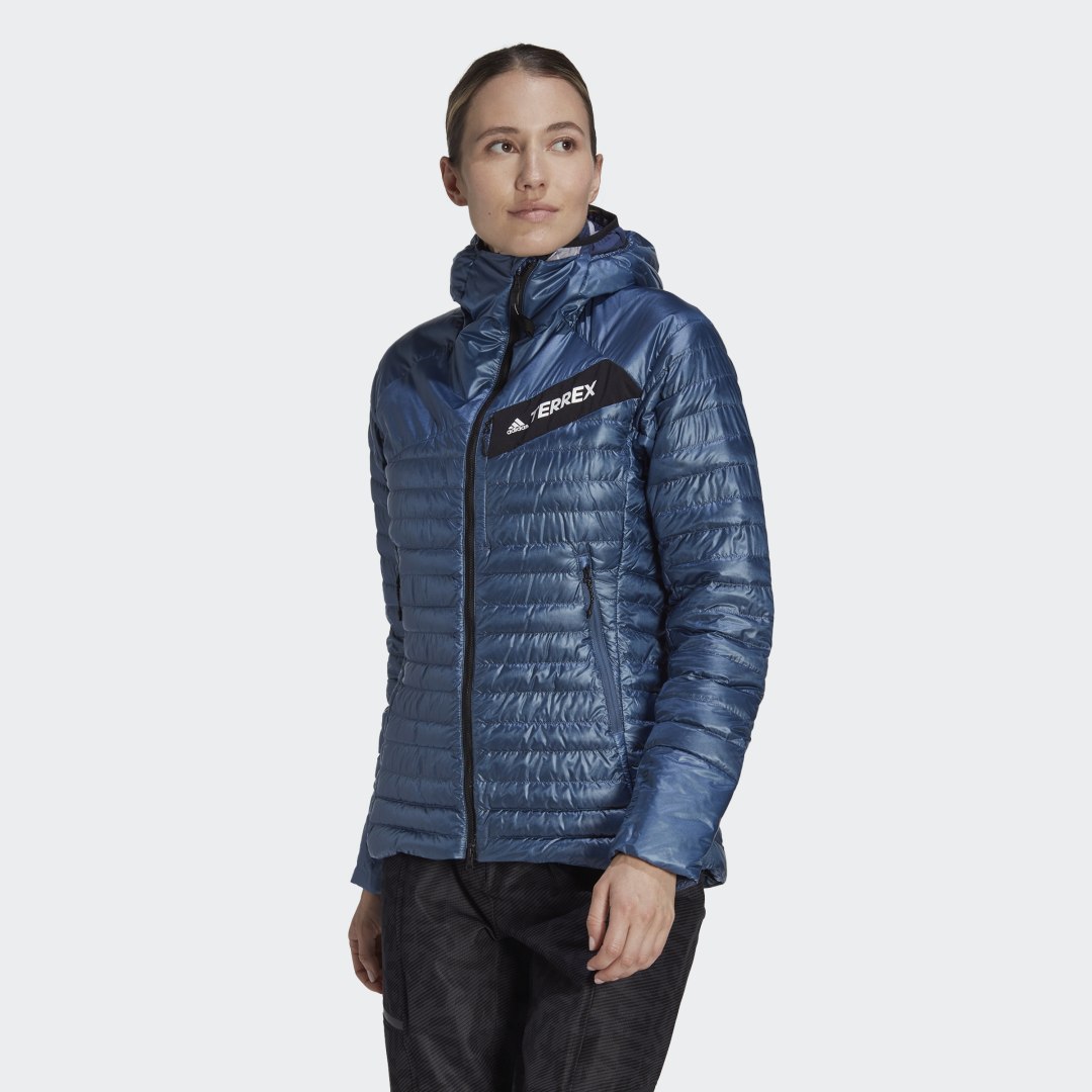 Jakna adidas Performance Jacket Techrock Year-Round Down Hooded Mornarica | HT1987, 0