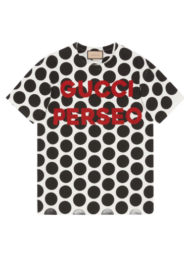 Majica Gucci Perseo Polka Dot Print T-Shirt Večbarvna | 548334 XJE8B 9275