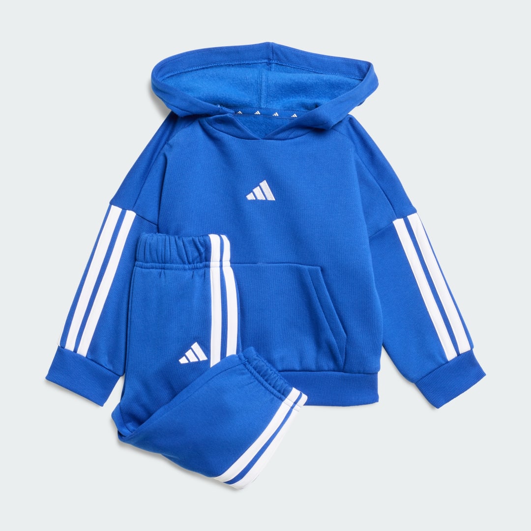 Trenirka adidas Performance Essentials Hoodie and Pants Set Modra | JV9841, 0