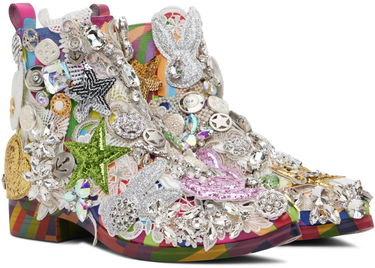 Oblačila Comme des Garçons Comme des Garçons Kids Love Gaite Edition Embellished Chelsea Boots Večbarvna | GM-K101-001, 3