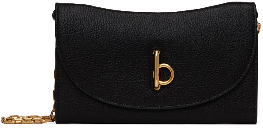 Denarnica Burberry Chain Strap Wallet Bag Črna | 8095481, 0