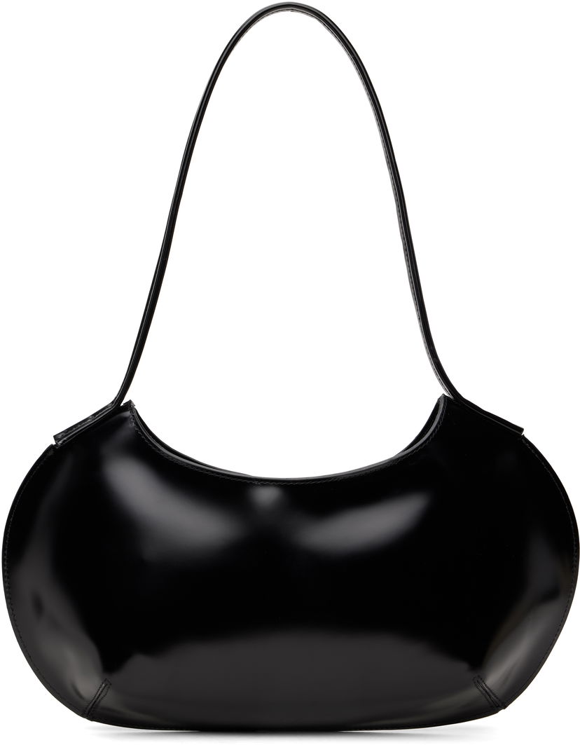 Torba za čez ramo BY FAR BY FAR Horner Shoulder Bag Črna | MWBSB056CL017BK001PL