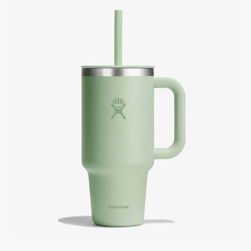 Steklenica za pitje Hydro Flask 946ml Travel Tumbler with Handle and Straw Universal Zelena | TT32PSC338