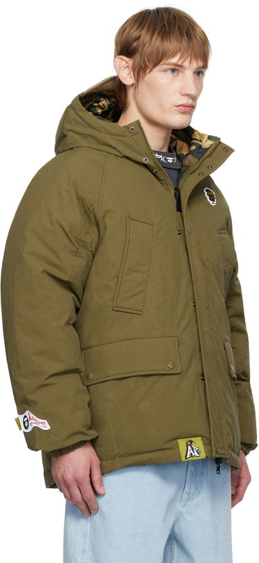 Parka AAPE by A Bathing Ape AAPE by A Bathing Ape Reversible Down Jacket Zelena | AAPDNM7669XXNGRH, 1