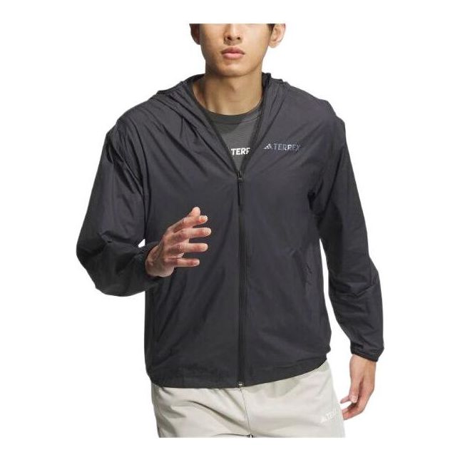 Vetrovka adidas Performance Terrex WIND.RDY Windbreaker Jacket Črna | IW3911