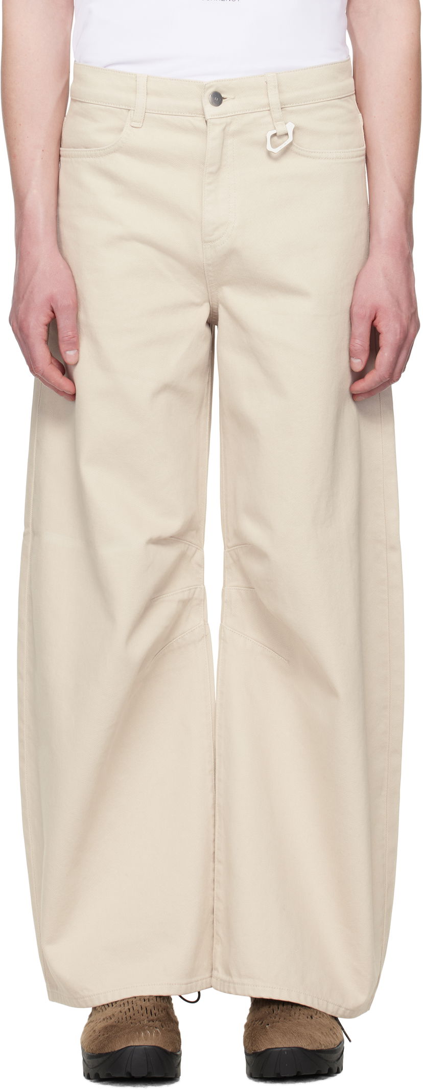 Hlače HELIOT EMIL Heliot Emil Loam Denim Jeans Bež | SS25_M_10_199_ST18