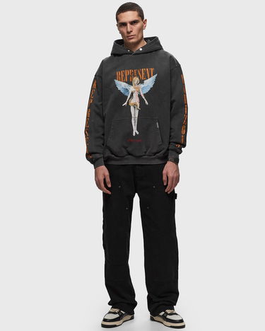Pulover Represent Clo Represent REBORN HOODIE Rjava | MLM435-444, 1