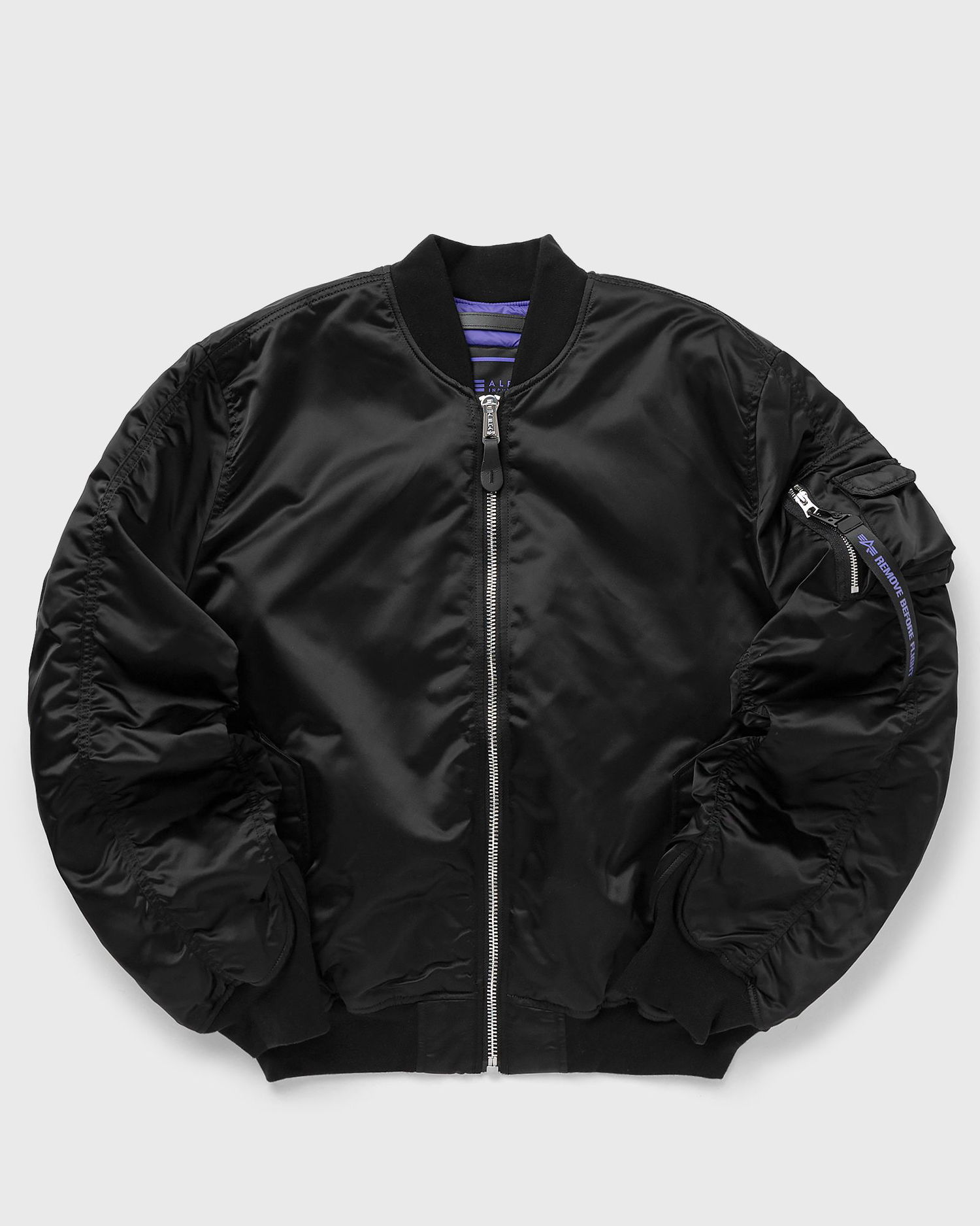 Bomber jakna Alpha Industries MA-1 UV Flight Jacket Črna | 766027-03, 0