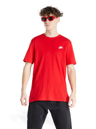 Majica Nike Sportswear Club Tee Rdeča | AR4997-657