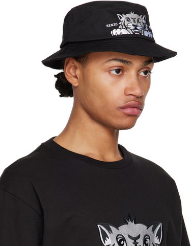 Klobuk KENZO Logo Graphic Bucket Hat Črna | FF58AC624F46, 1