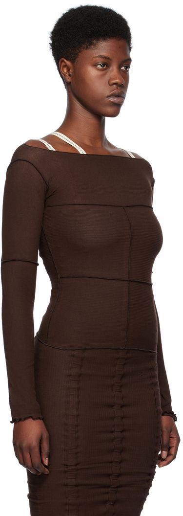Majica Baserange Cinder Long Sleeve Top Rjava | TOCL-RB-SP24, 1