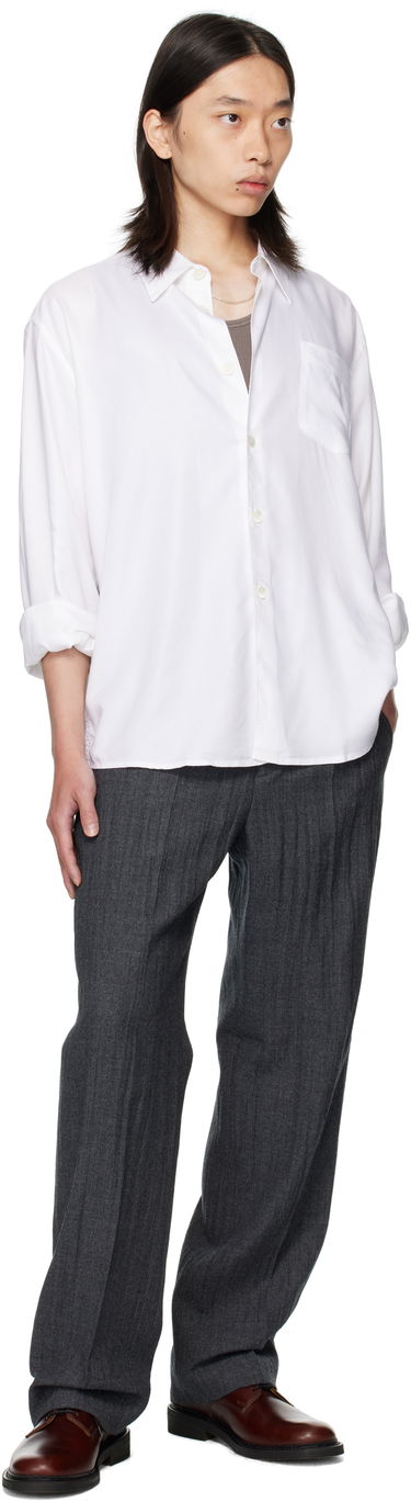 Srajce OUR LEGACY Our Legacy Beyond Button-Up Shirt Bela | M4252BSW, 4