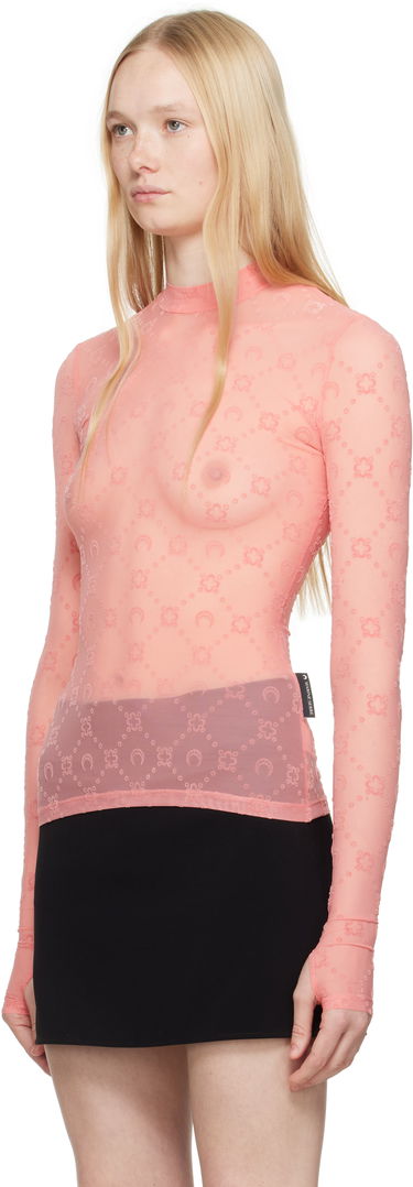 Majica Marine Serre Monogram Mesh Highneck Top Siva | WTO388A CJER0005, 3
