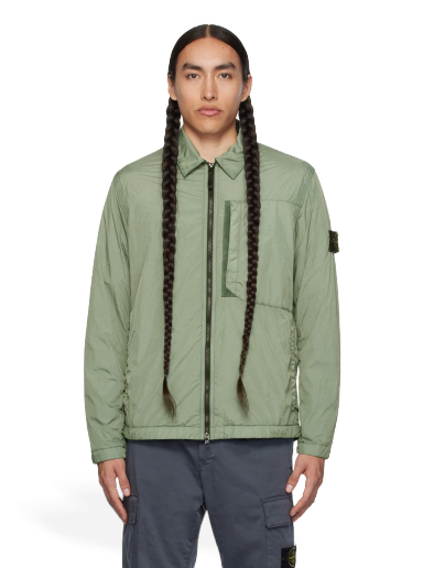 Jakna Stone Island Crinkled Zelena | 791510723