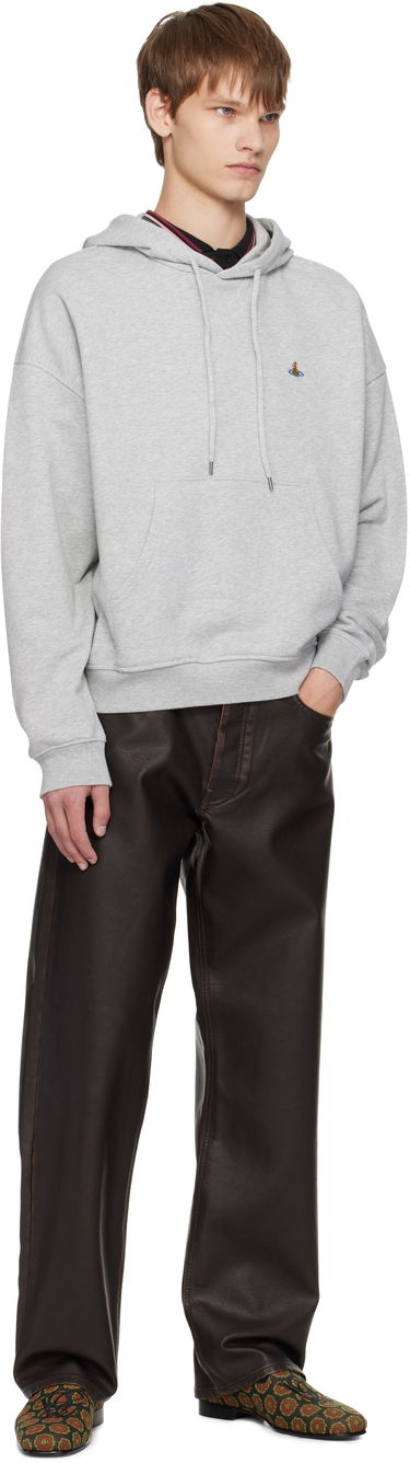 Pulover Vivienne Westwood Vivienne Westwood Ashton Hoodie Siva | 2I01000M-J006O-, 3