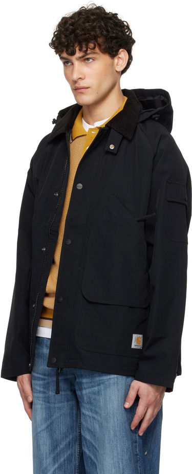 Parka Carhartt WIP Black Hooded Work Jacket Črna | I033871, 3