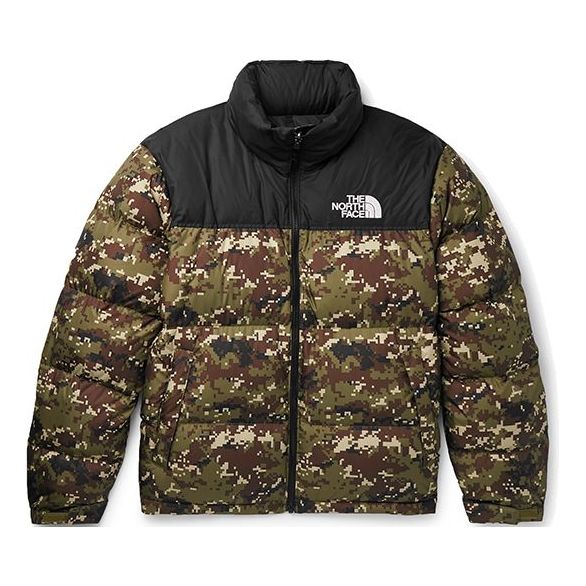 Puhovka The North Face 1996 Retro Nuptse Camo Puffer Jacket Zelena | NF0A3C8D-LJ8