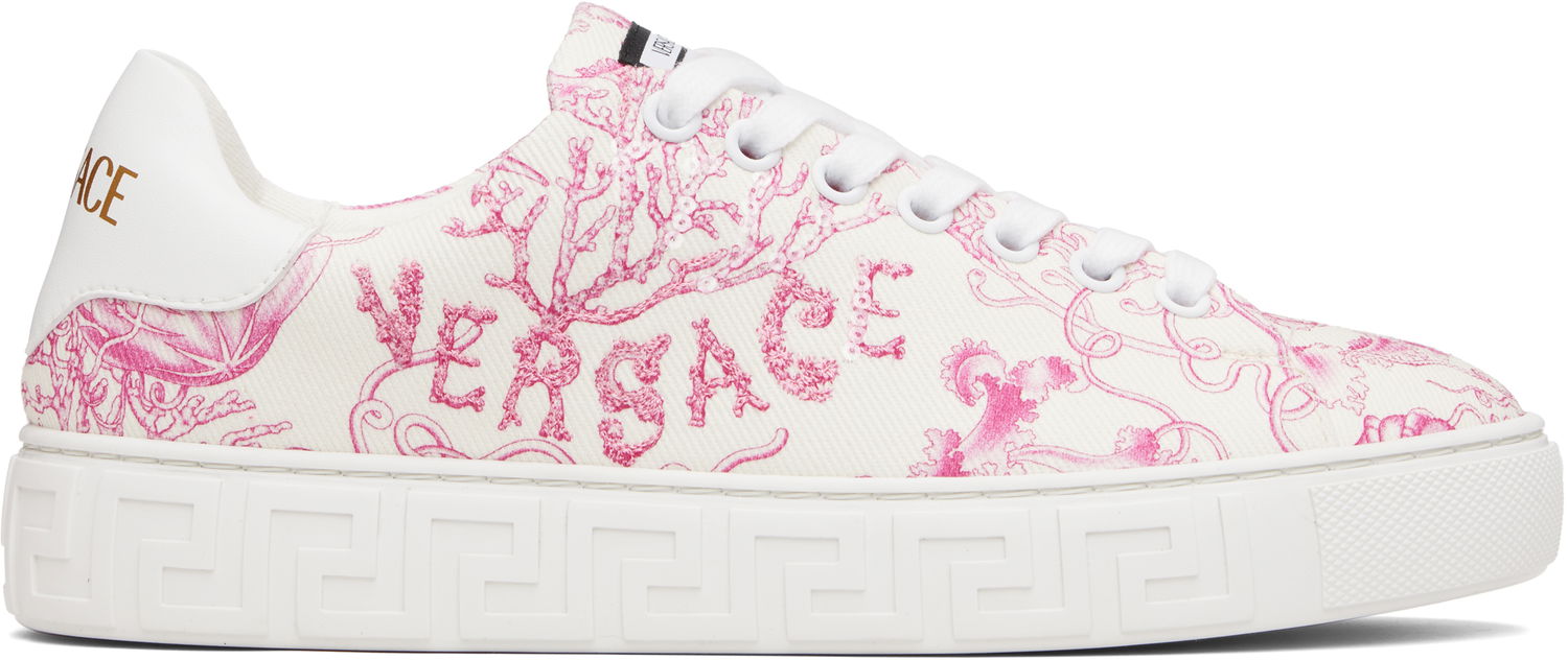 Oblačila Versace Versace Underwater Barocco Greca Bela | 1013568_1A15483, 0