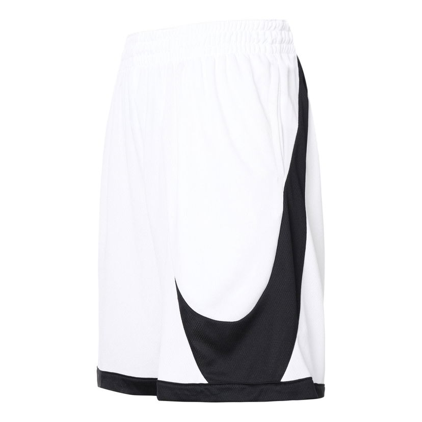 Kratke hlače Nike Loose Fit Quick Dry Large Logo Basketball Shorts Bela | DH6764-100
