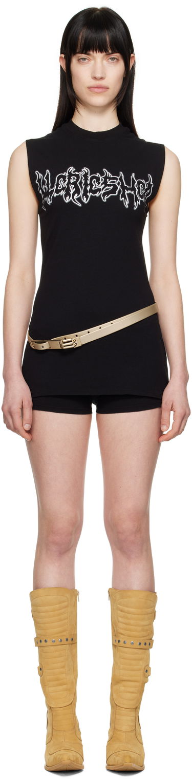 Majica brez rokavov 032C 032c Super Bad Jersey Minidress Črna | S25-WRC-2621-050, 0