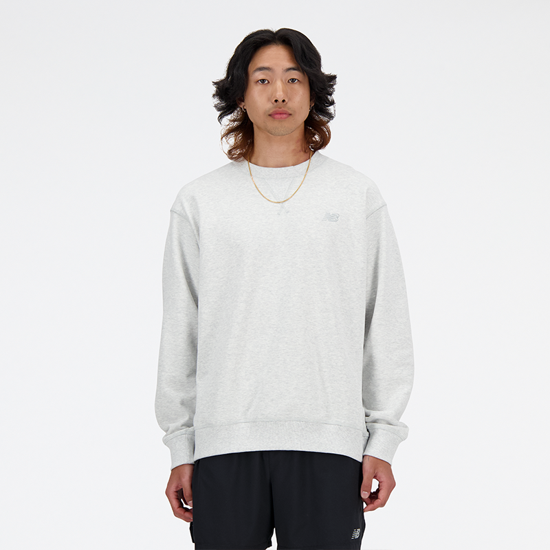 Pulover New Balance crewneck Siva | MT41506AHH
