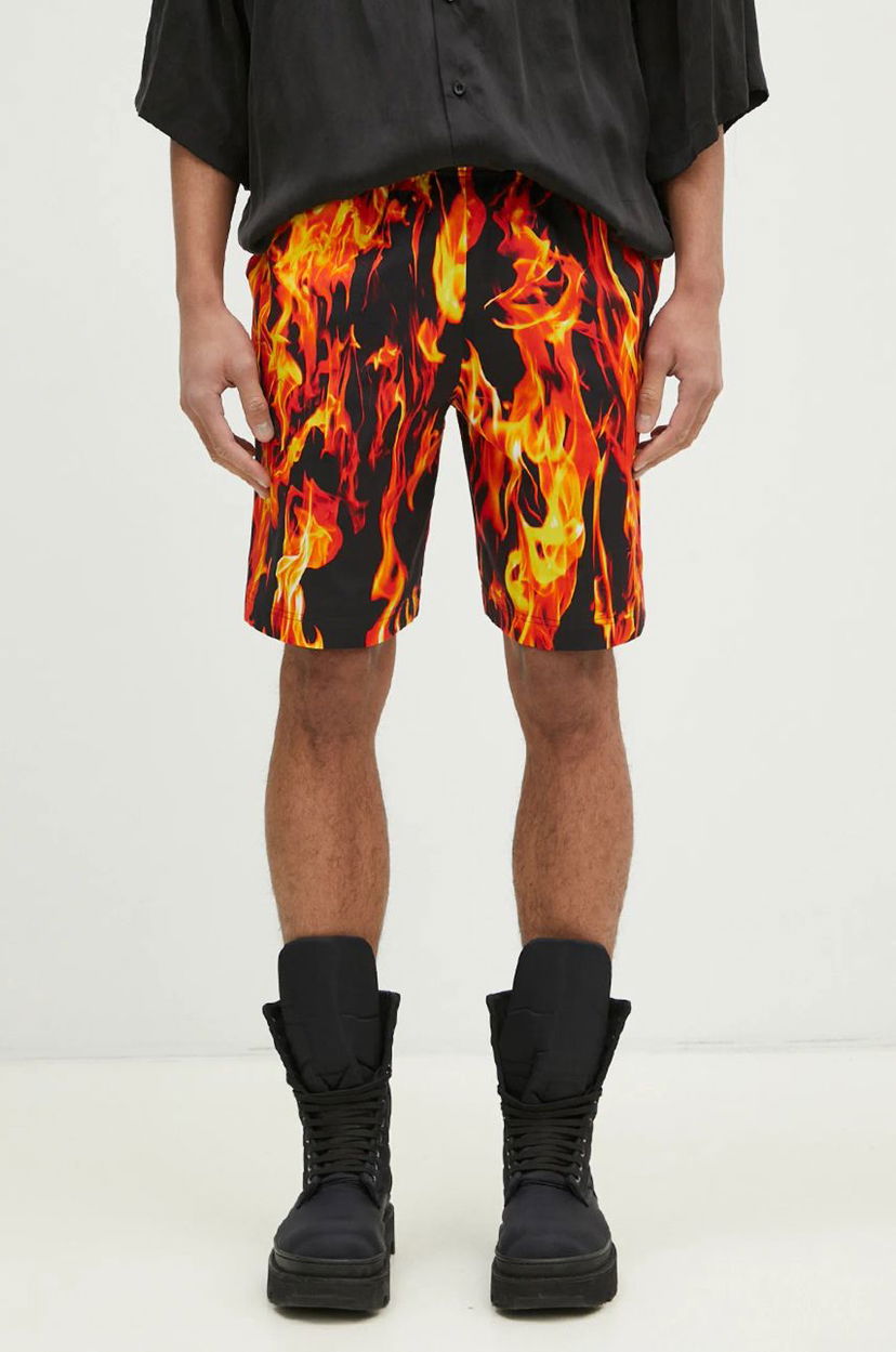 Kratke hlače VETEMENTS VETEMENTS Fire Shorts Večbarvna | UA66SS400X