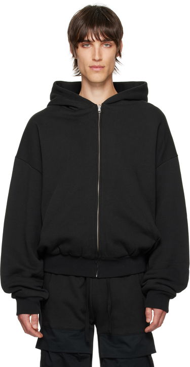 Pulover Entire Studios Thermal Hoodie Črna | ES2488SO, 0