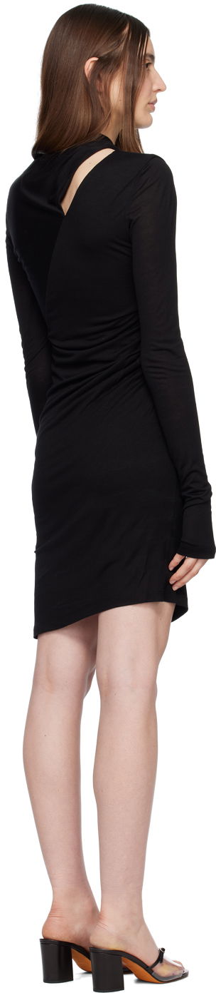 Obleke Helmut Lang Scala Midi Dress Črna | M10HW602, 2