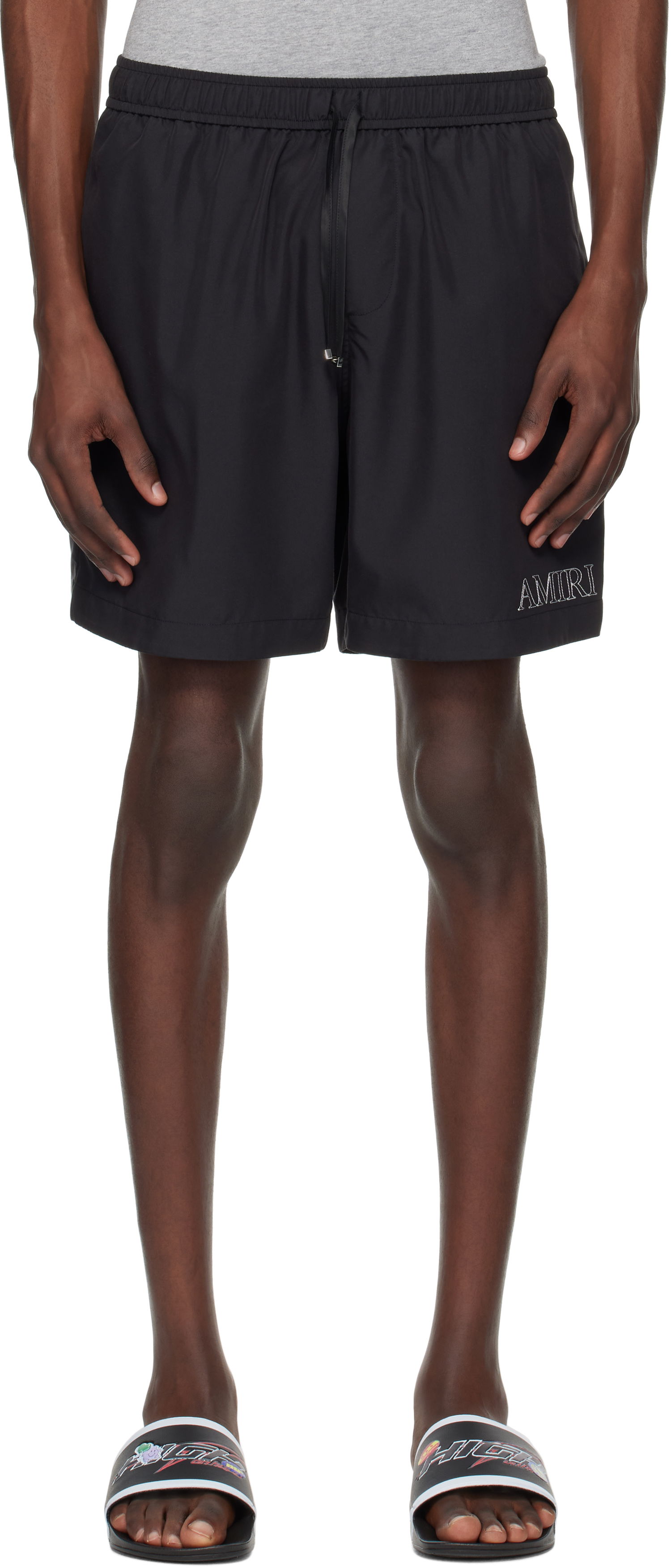 Kopalke AMIRI AMIRI 'MA' Outline Shorts Črna | AMSHCA1101, 0