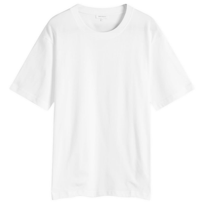 Majica NORSE PROJECTS Standard T-Shirt White - Large Bela | N01-0670-0001