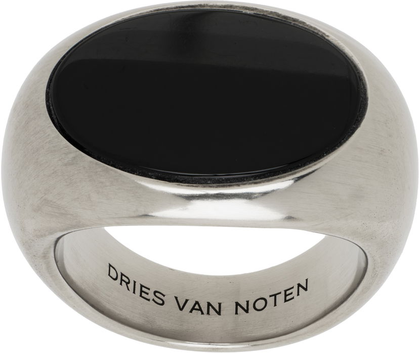 Prstan Dries Van Noten Dries Van Noten Stone Signet Ring Kovinski | 251-028202-092