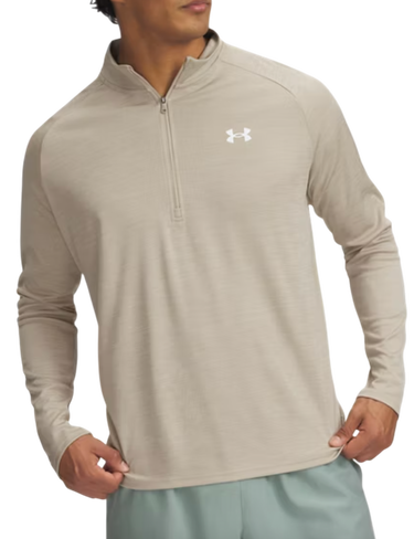 Pulover Under Armour Under Armour Tech Textured 1/2 Zip Sweatshirt Bež | 1382797-299, 0