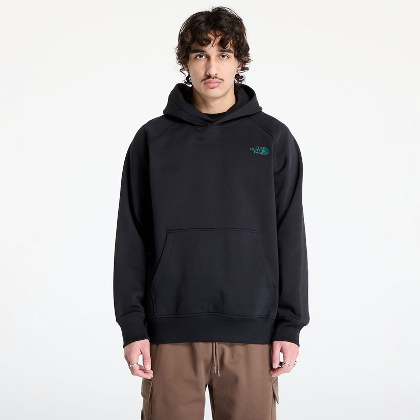 Pulover The North Face The North Face Raglan Box NSE Tailgrid Infill Hoodie Črna | NF0A8C4X9431