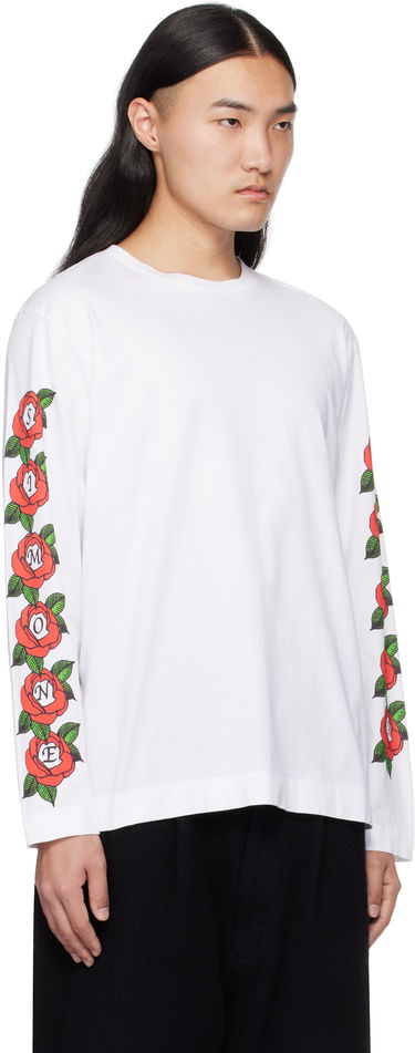 Majica Simone Rocha Simone Rocha Cluster Rose Logo Print T-shirt Bela | 5194P33P34-M 0569, 1