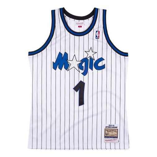 Dres Mitchell & Ness Mitchell & Ness Orlando Magic Anfernee Hardaway Authentic Jersey Bela | AJY4CP19157-OMAWHIT93AHA, 0