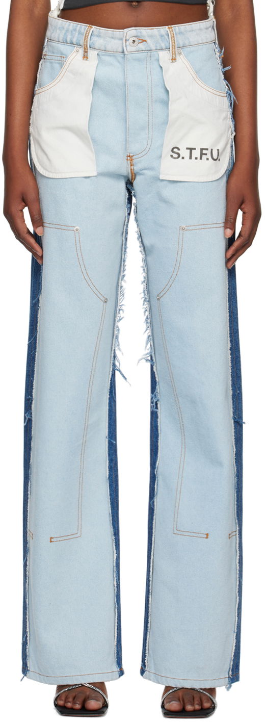 Kavbojke HERON PRESTON Washed Insideout Carpenter Jeans Modra | HWYB007F23DEN0014510, 0