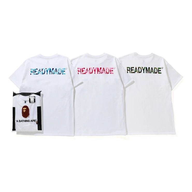 Majica BAPE Bathing Ape x READYMADE Crossover Logo T-Shirt Bela | 1H23-183-901